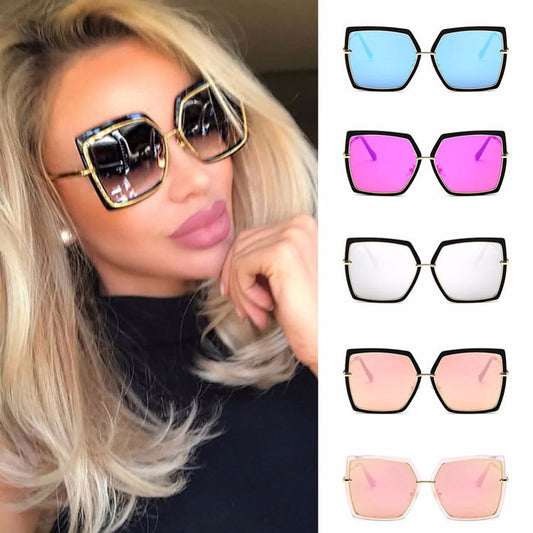 Reflective Metal Retro Sunglasses