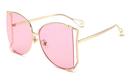 Metal Frame Fashion Square Sunglasses - 16th Avenue