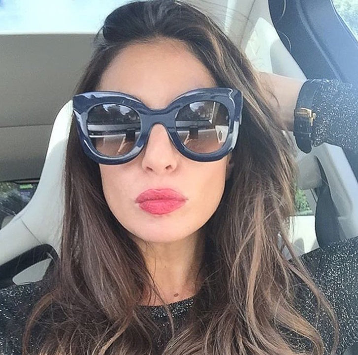Fashion Cat Eye Vintage Gradient Sunglasses