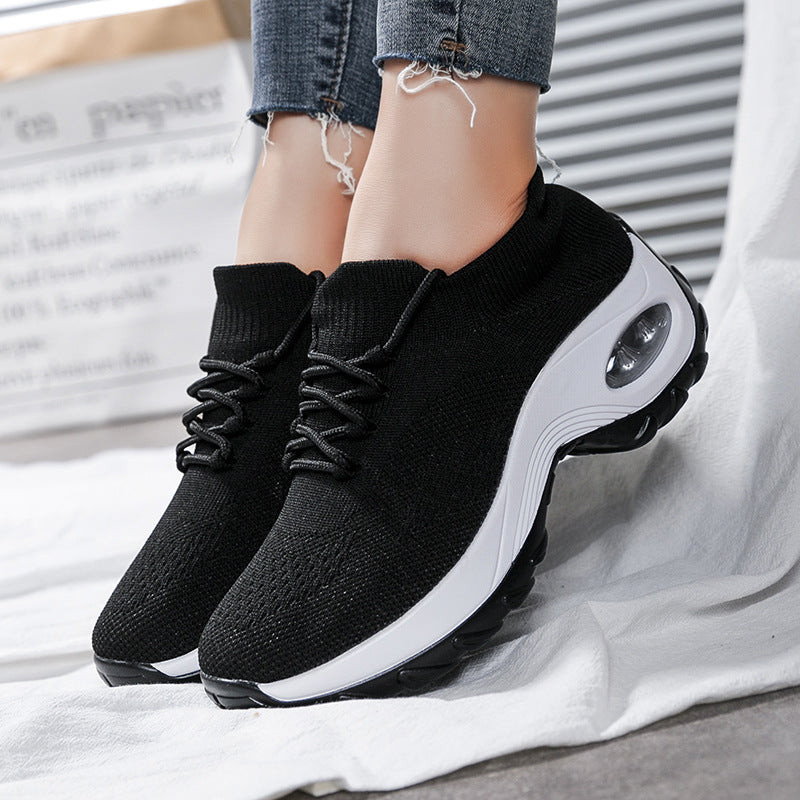 Women's Sports flying knit socks shoes