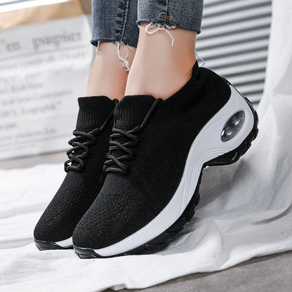 Women's Sports flying knit socks shoes - 16th Avenue