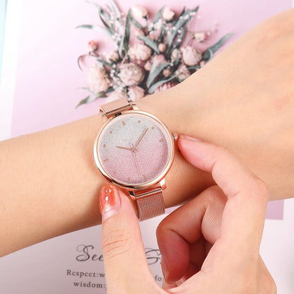 Women's Starry Quartz Mesh Watch - 16th Avenue