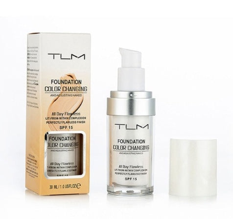 Temperature Liquid Foundation Concealer Natural Color Makeup