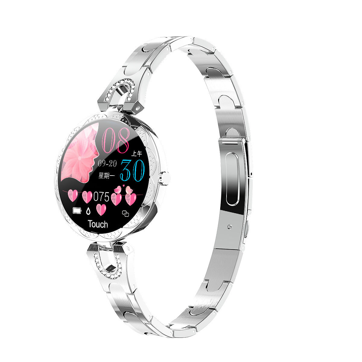 Women's Fashion Smart Waterproof Sports Bracelet Smartwatch