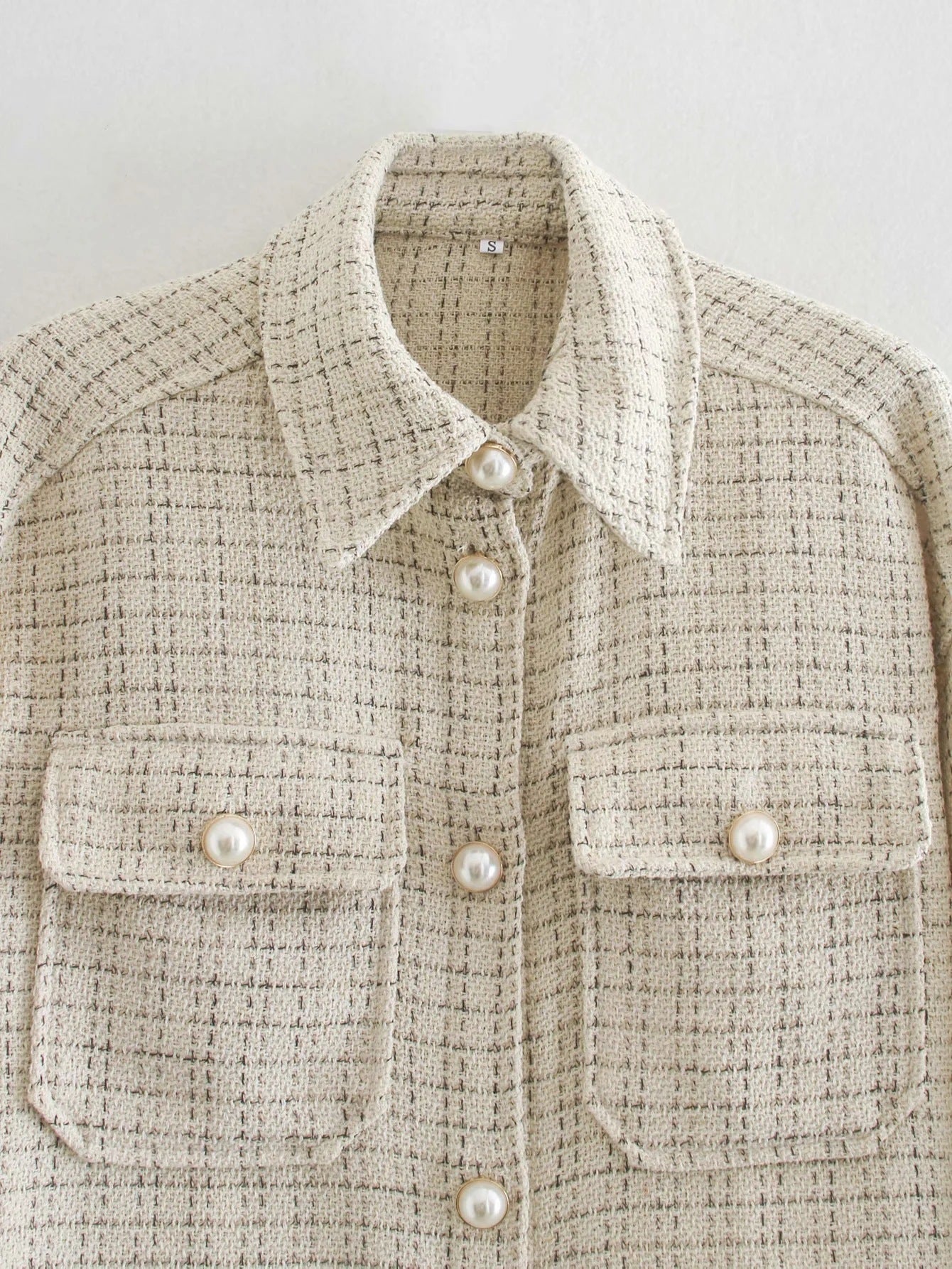 Women's Elegant Plaid Pattern Thick Autumn Winter Long Sleeve Coat