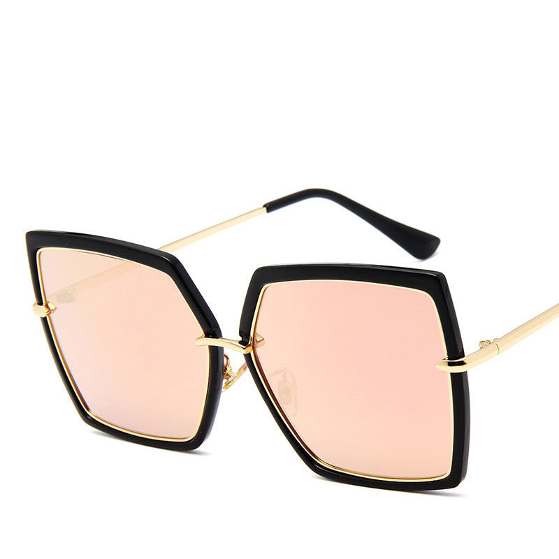 Reflective Metal Retro Sunglasses