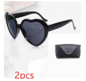 Heart-shaped Lights Become Love Special Effects Sunglasses - 16th Avenue