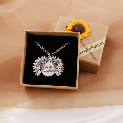 You Are My Sunshine Sunflower Necklace - 16th Avenue