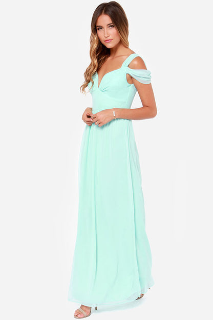 Long Floor Length Elegant Greek Style Pleated Dress - 16th Avenue