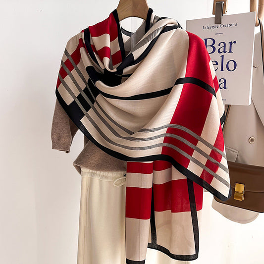 Women's Autumn And Winter Talma Warm Scarf Scarf