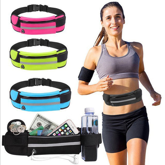 Fitness Waist Bag With Pocket Slim Running Jogging Belt Fanny Pack