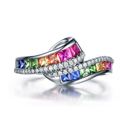 Gemstones Trendy Special Party Style Ring - 16th Avenue