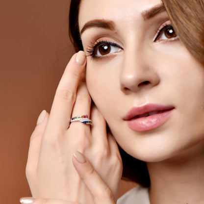 Gemstones Trendy Special Party Style Ring - 16th Avenue