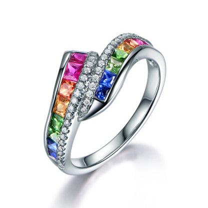 Gemstones Trendy Special Party Style Ring - 16th Avenue