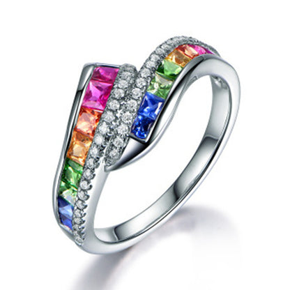 Gemstones Trendy Special Party Style Ring - 16th Avenue