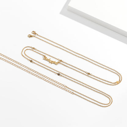 Sexy Fashion Metal Letter Pendant Belly Chains - 16th Avenue