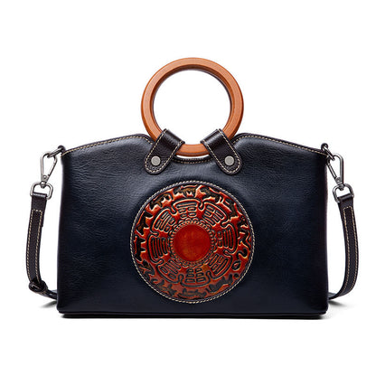 Fashion Vintage Designer Ladies Genuine Leather Handbags - 16th Avenue