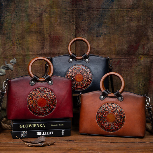 Fashion Vintage Designer Ladies Genuine Leather Handbags