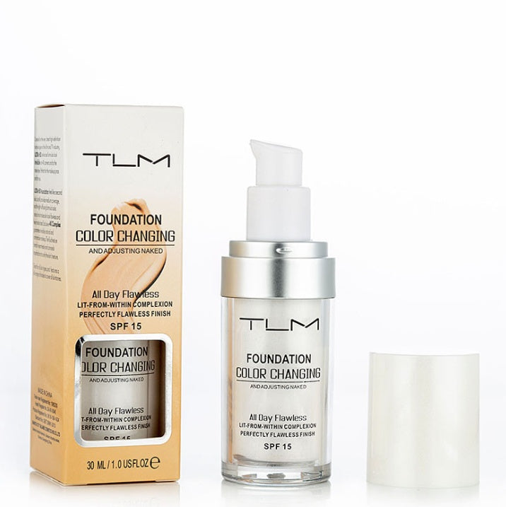 Temperature Liquid Foundation Concealer Natural Color Makeup