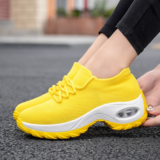 Women's Sports flying knit socks shoes