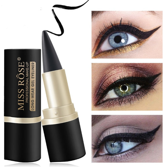 Waterproof Black Liquid Eye Liner Pencil Gel Makeup Cosmetic Tool