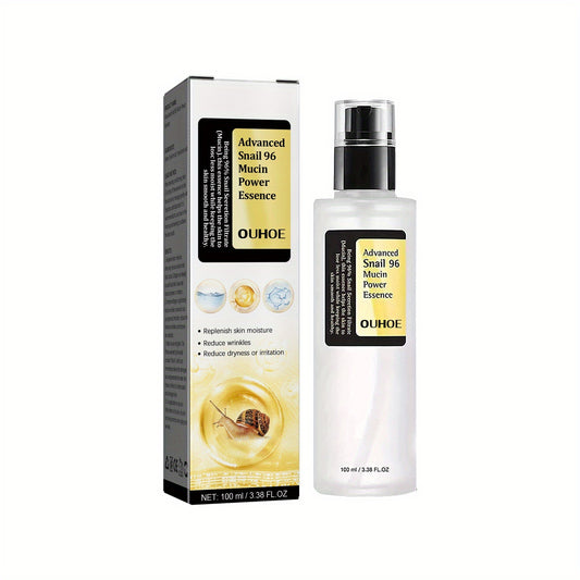 Snail Mucin Power Essence Moisturizer Serum For Face With Snail Secretion