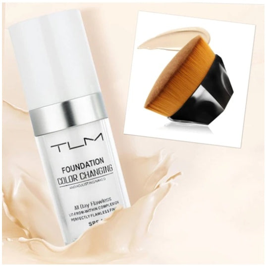 Temperature Liquid Foundation Concealer Natural Color Makeup