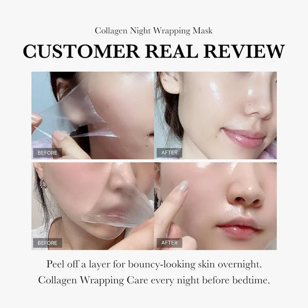 Face Collagen Night Mask Hydration Anti-wrinkle Skin Care