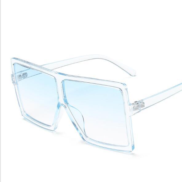 Square Oversized Women's Sunglasses Brand Designer