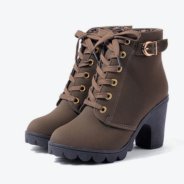 Cross strappy Martin Boots