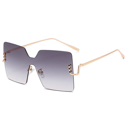 New Large Frame Square Sunglasses For Women - 16th Avenue