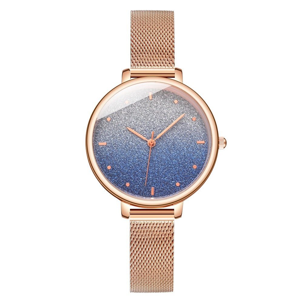 Women's Starry Quartz Mesh Watch