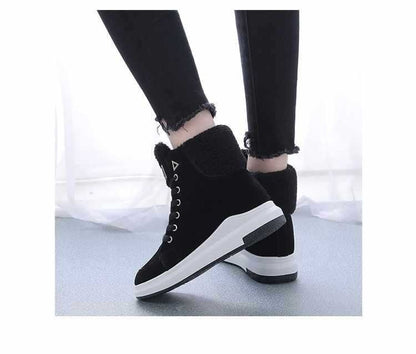 Martin Boots For Women Fleece-lined Warm All-matching - 16th Avenue