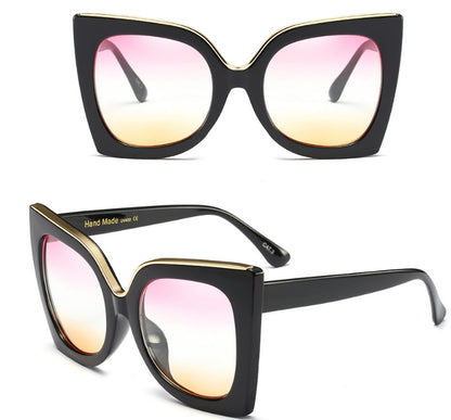Women's Vintage Cat Eye Gradient Lens Sunglasses - 16th Avenue
