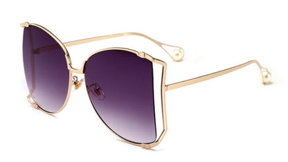 Metal Frame Fashion Square Sunglasses - 16th Avenue