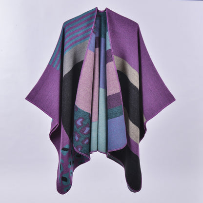 Fashion Autumn And Winter Versatile Lattice Ladies Travel Shawl Scarf