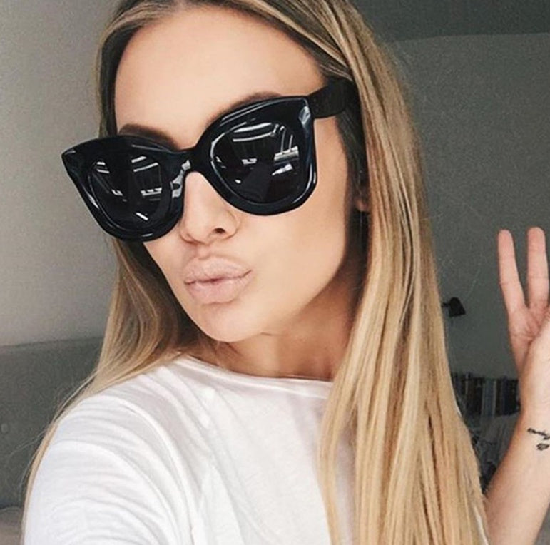 Fashion Cat Eye Vintage Gradient Sunglasses