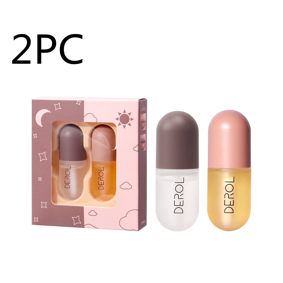 Day Night Instant Lip Volume Plumper Oil Clear Cosmetic