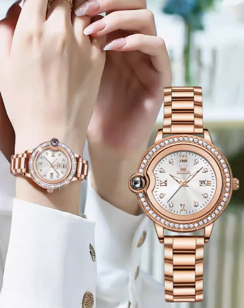 Olevs Explosions Waterproof Ladies Luxury Watch
