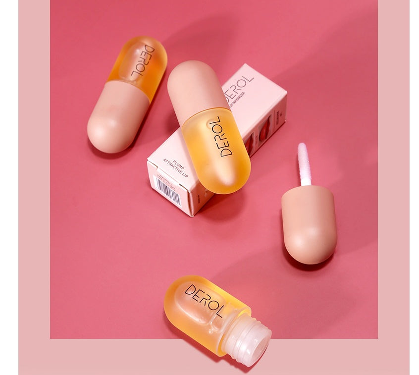 Day Night Instant Lip Volume Plumper Oil Clear Cosmetic