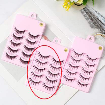 5 Pairs Manga Lashes New Arrival Anime Cosplay Natural Wispy Korean Makeup Artificial False Eyelashes - 16th Avenue