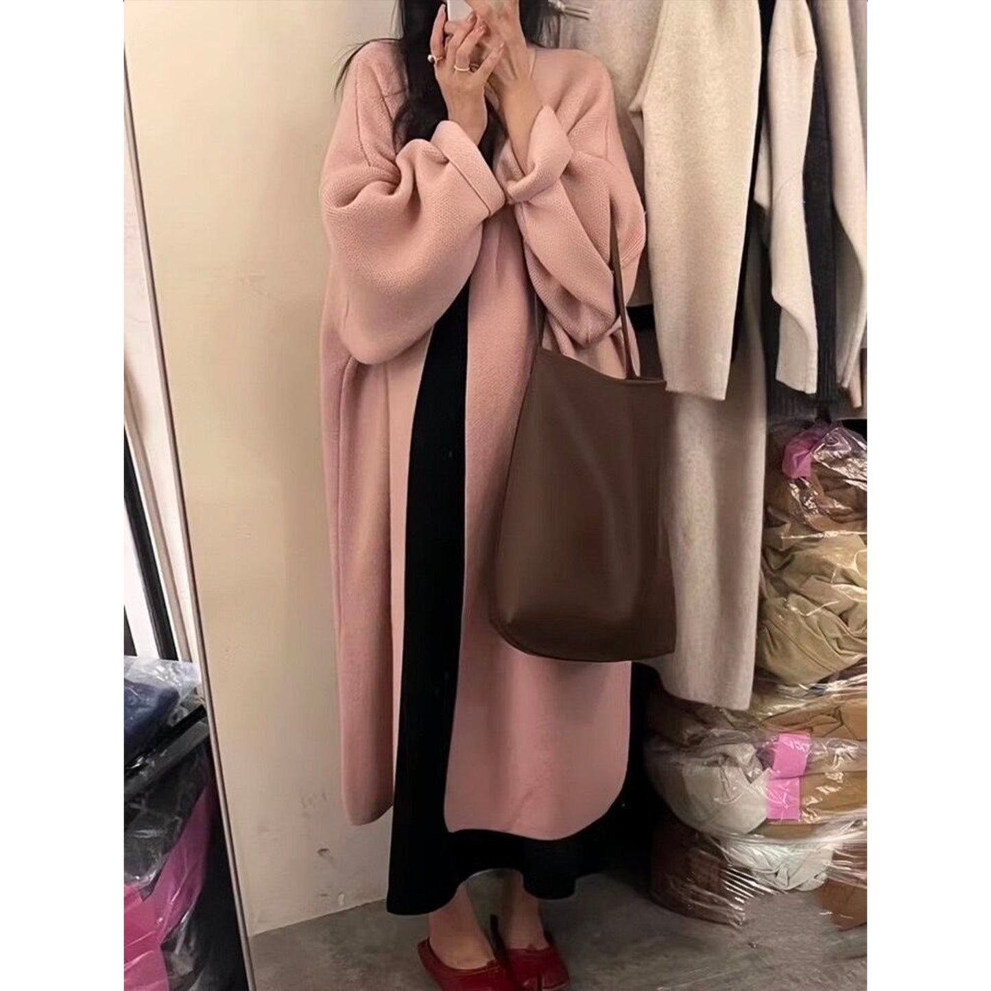 Women's Cardigan Loose Plus Size Fall Maxi Coat
