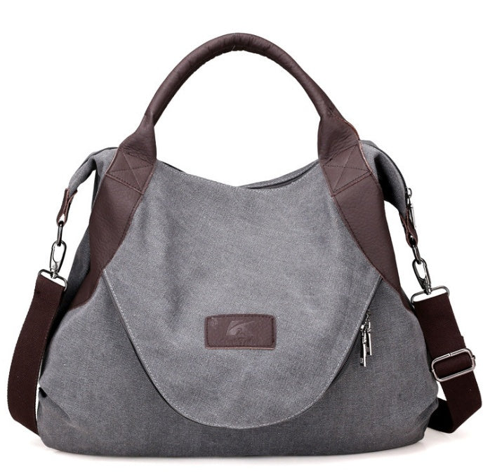 Women's Minimalist Retro Shoulder Crossbody Vintage Canvas Bag
