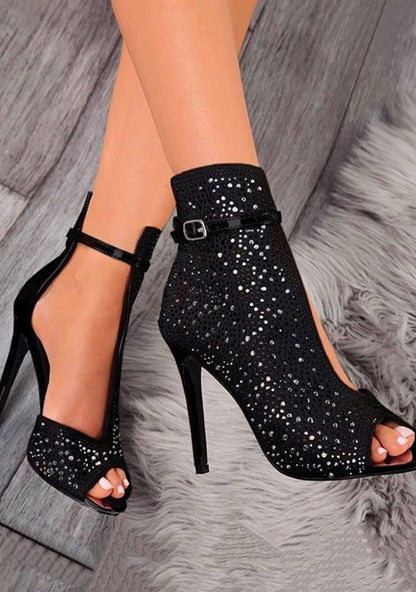 Fishbill Rhinestone Heels - 16th Avenue