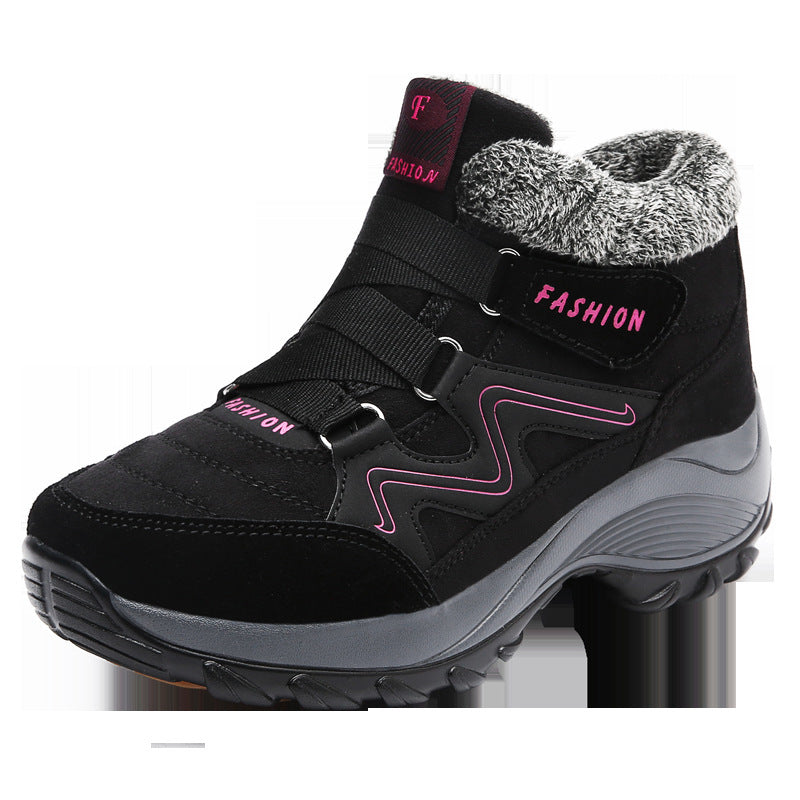 Hiking Shoes For Women Real Leather Waterproof Non-Slip Outdoor Hiking Boots