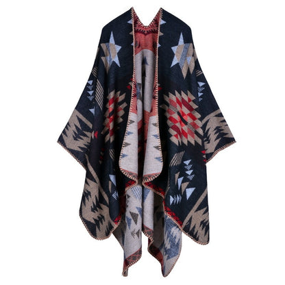 Fashion Autumn And Winter Versatile Lattice Ladies Travel Shawl Scarf