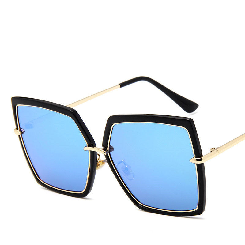 Reflective Metal Retro Sunglasses