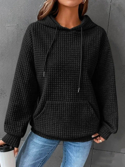 Women's Loose Casual Solid Color Long-sleeved Sweater - 16th Avenue