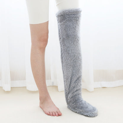 Over Knee High Fuzzy Long Fall Winter Indoor Socks