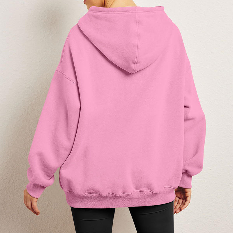 Women's Oversized Fleece Loose Hoodie